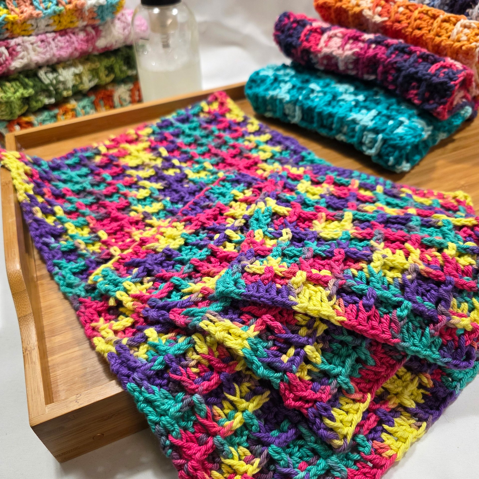 Crochet Cotton Dish Towel Set: Limited Edition Spring Kitchen Decor product image (10)
