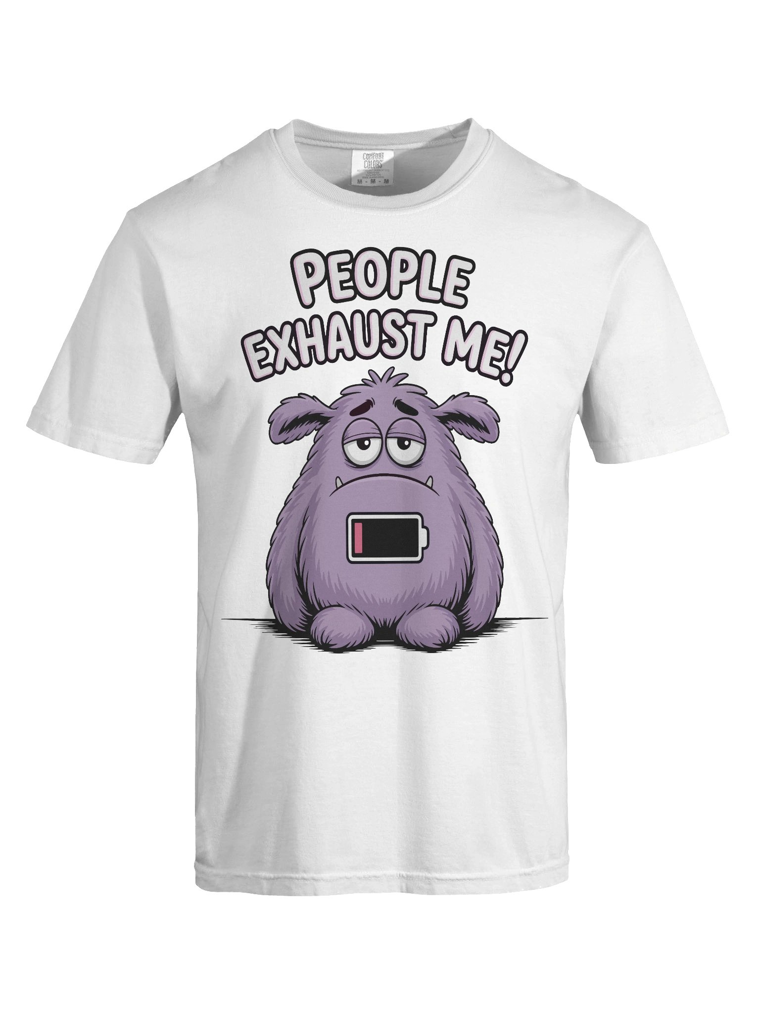 Fun and Quirky Monster Cartoon Mascot Tee for Casual Wear product image (7)