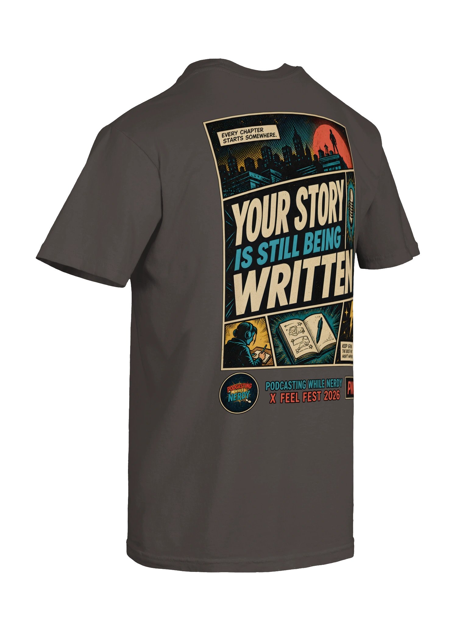 Origin Story — Feel Fest 2026 Heavyweight T-Shirt product image (12)