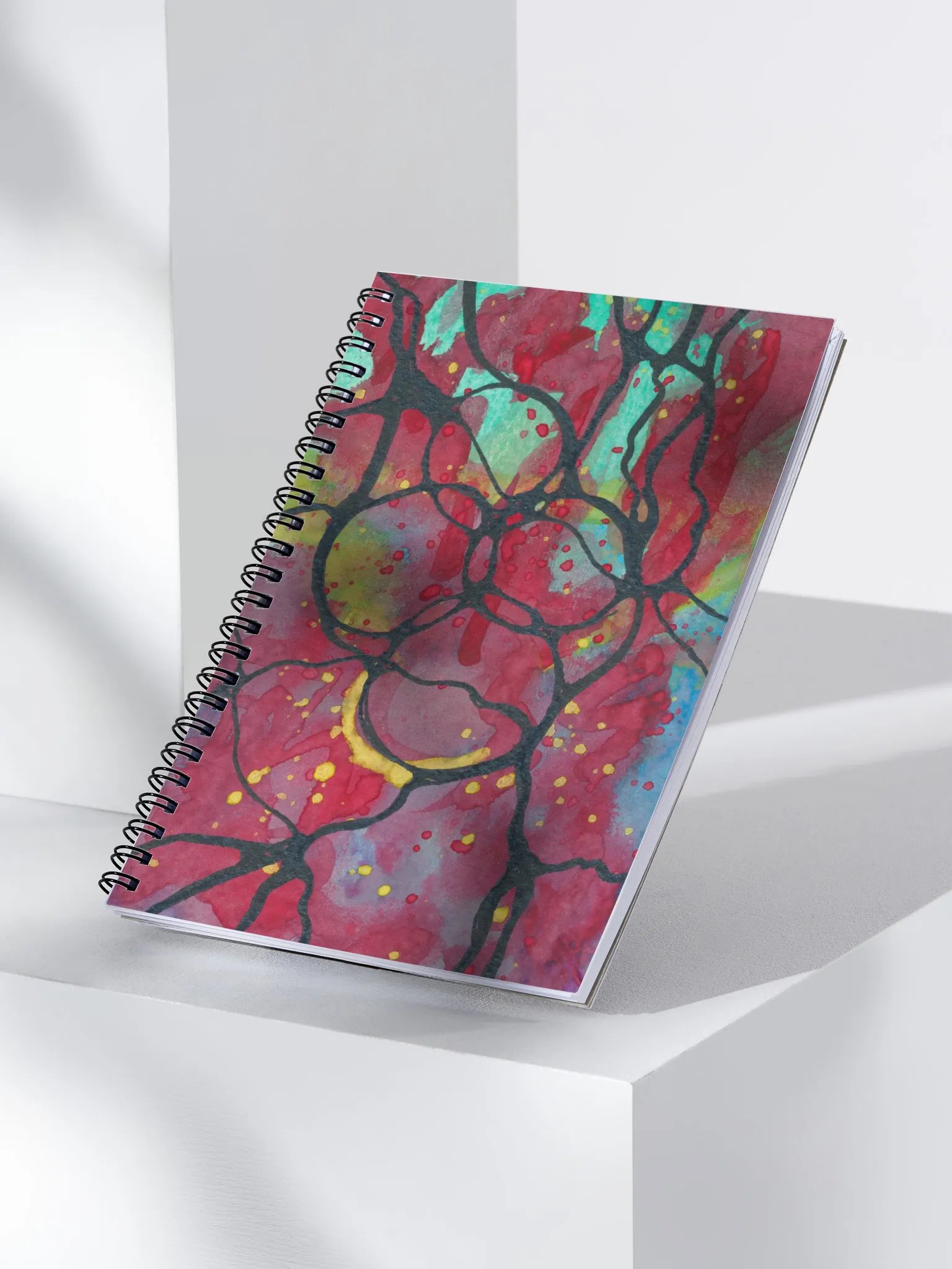 Abstract Ink & Watercolor Blank Journal product image (3)