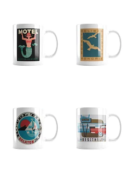 Lake Balaton Hotel Mug Set