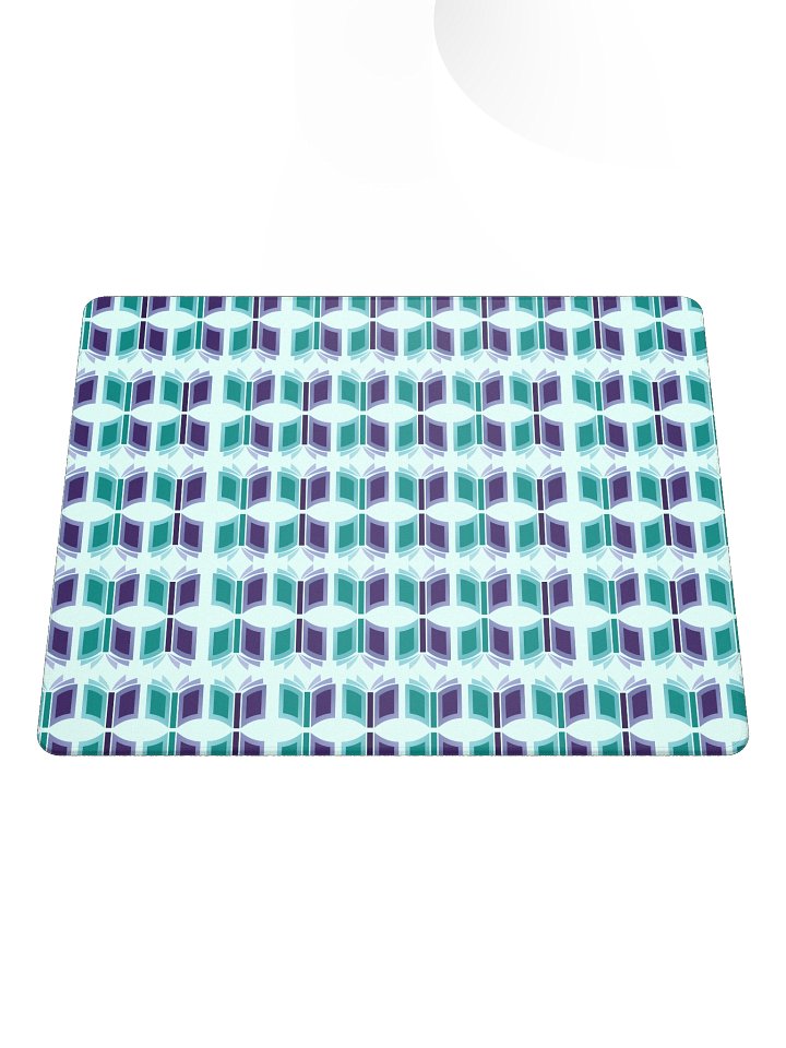 Gaming Mouse Pad (Light Teal Background) product image (1)