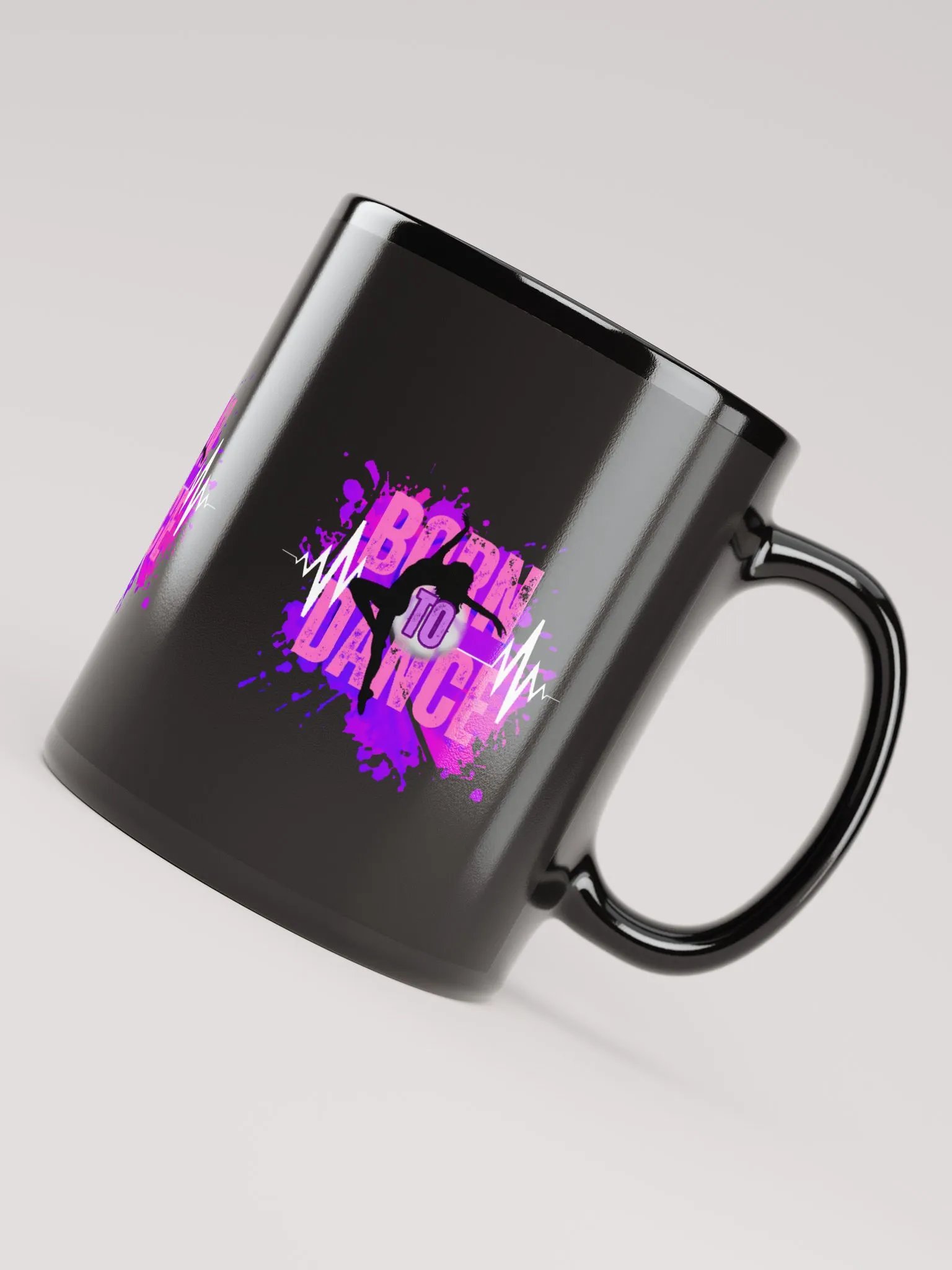 Black - Born to Dance Her Silhouette Delight Mug product image (4)