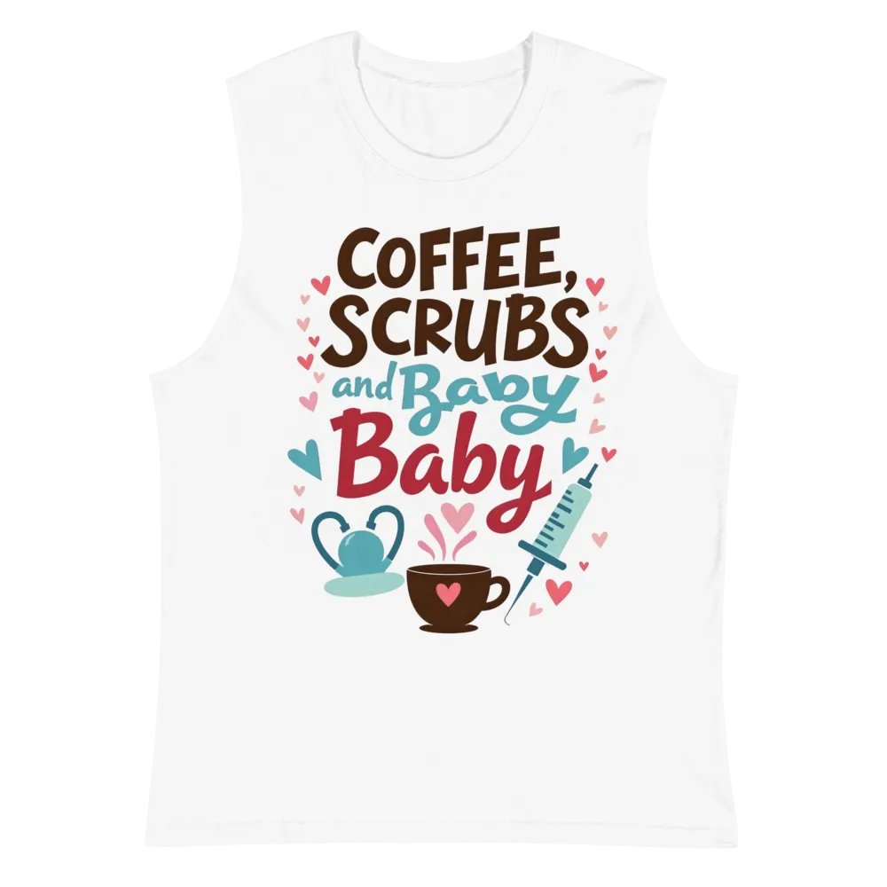 Medical Mama Scrubs Muscle Tank product image (6)