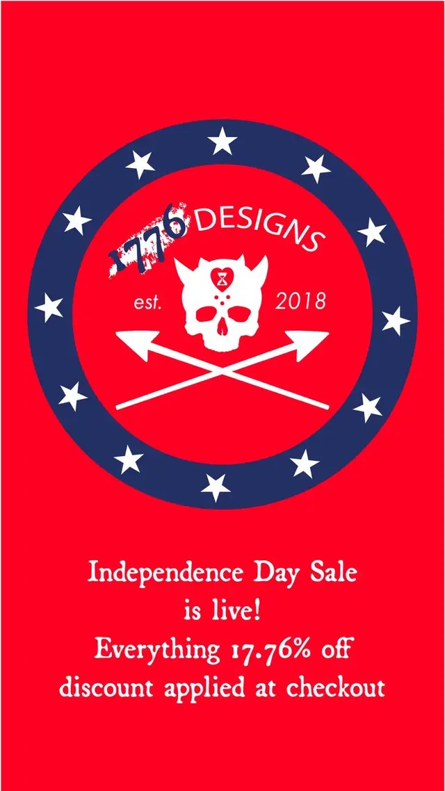Been a minute since my last post. Serious restructuring happening after the holiday. Some products and designs will go away, but some new some new stuff will be dropping. This is the last week to order the Independence day collection, it will be discontinued after the 4th. Get 17.76% off everything, discount auto applied. Thanks again and have a safe holiday. Don’t blow any fingers off. #independenceday #4thofjuly #northcarolina #blackbeard #pirate 
