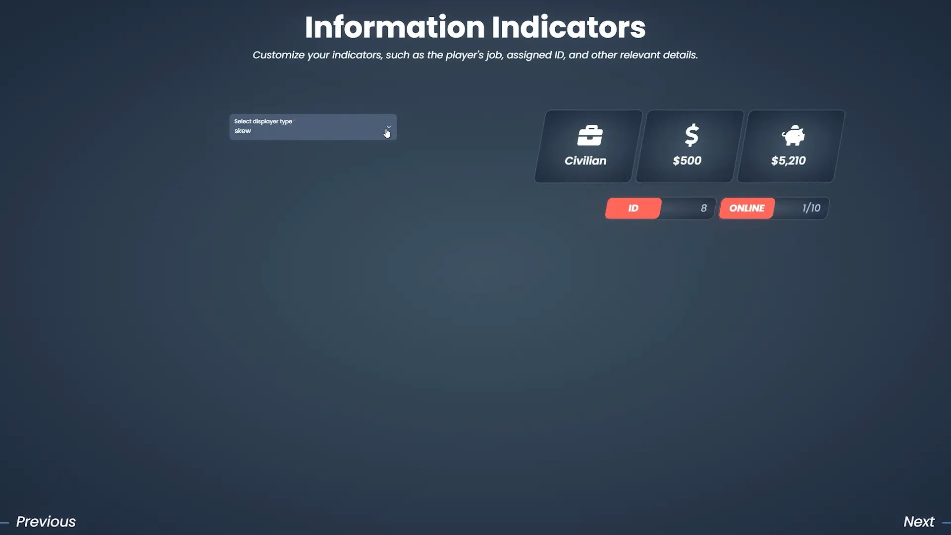Interface 2.0 for FiveM | Advanced HUD, Chat & UI Customization System [ ESX ] product image (6)