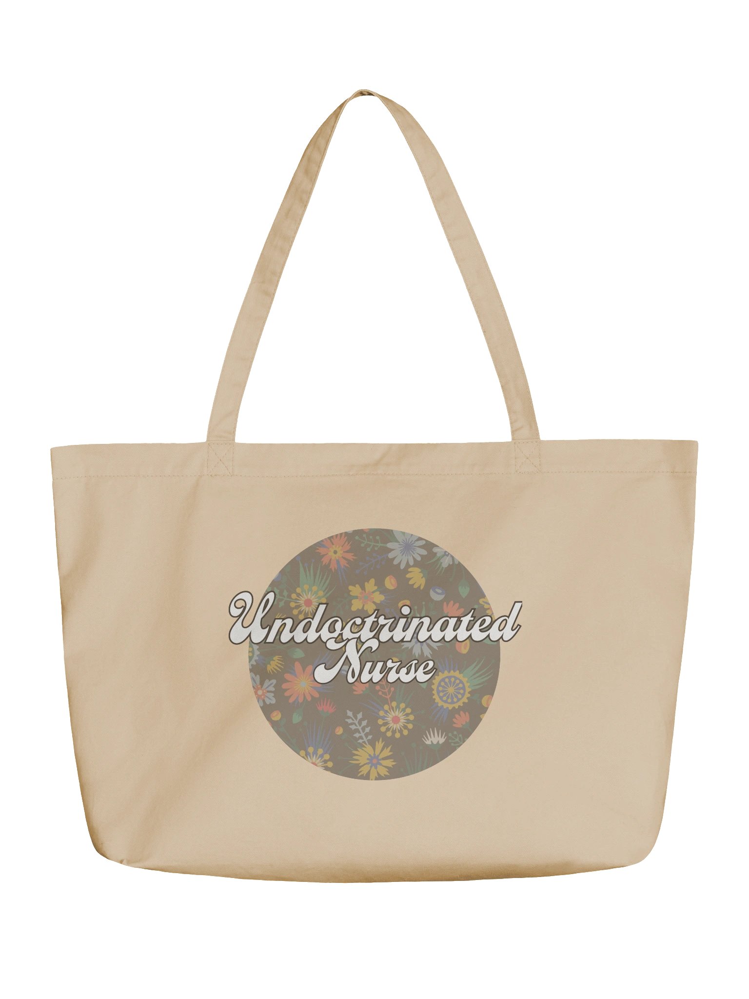 Undoctrinated Nurse Organic Cotton Oyster Tote - Confident Mama product image (1)