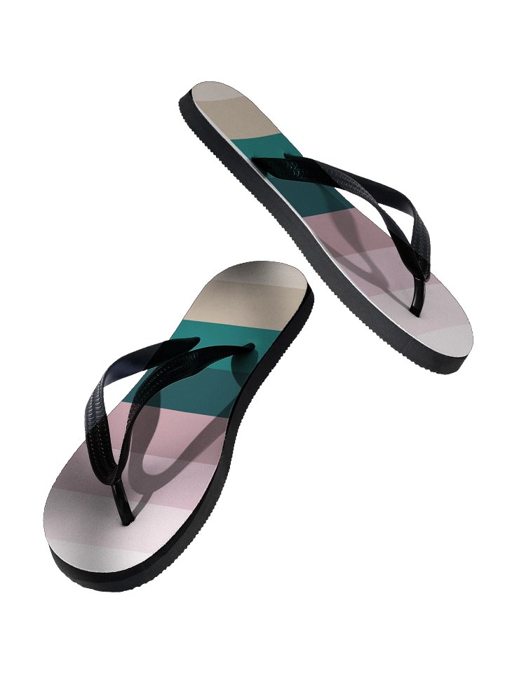 Mirrored Footprints Flip-Flops product image (2)