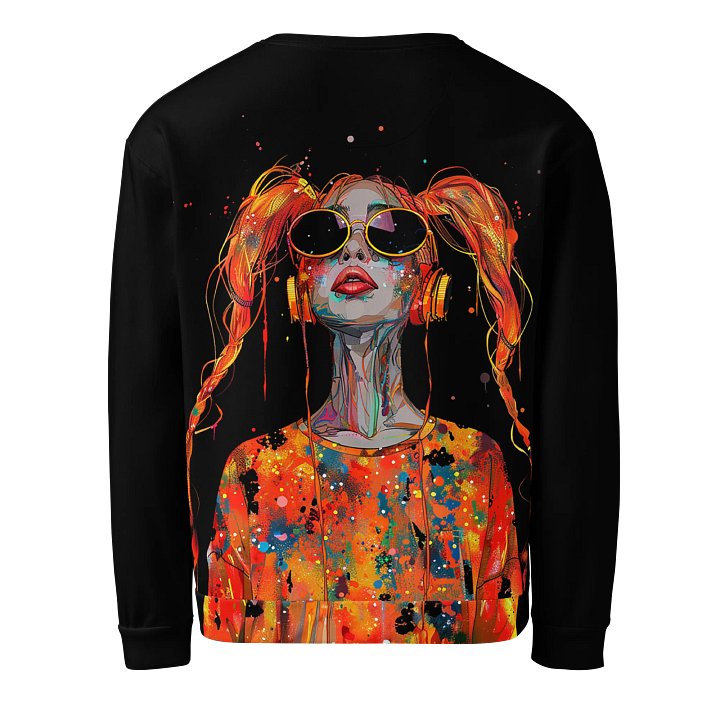 Lit Projecktz Komm Hierher, Fühl Den Vibe AOP Sweatshirt product image (2)