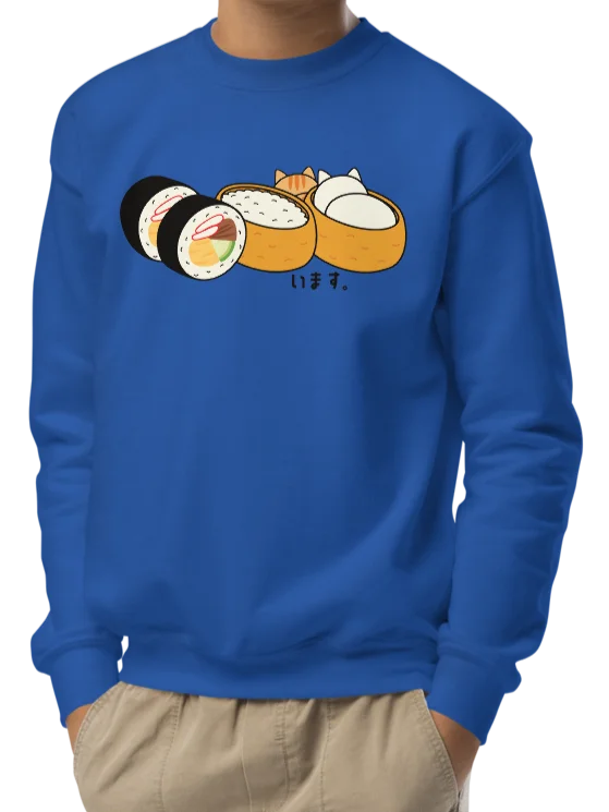 Inari Sushi and Futomaki Cat - Unisex Youth Sweatshirt product image (2)