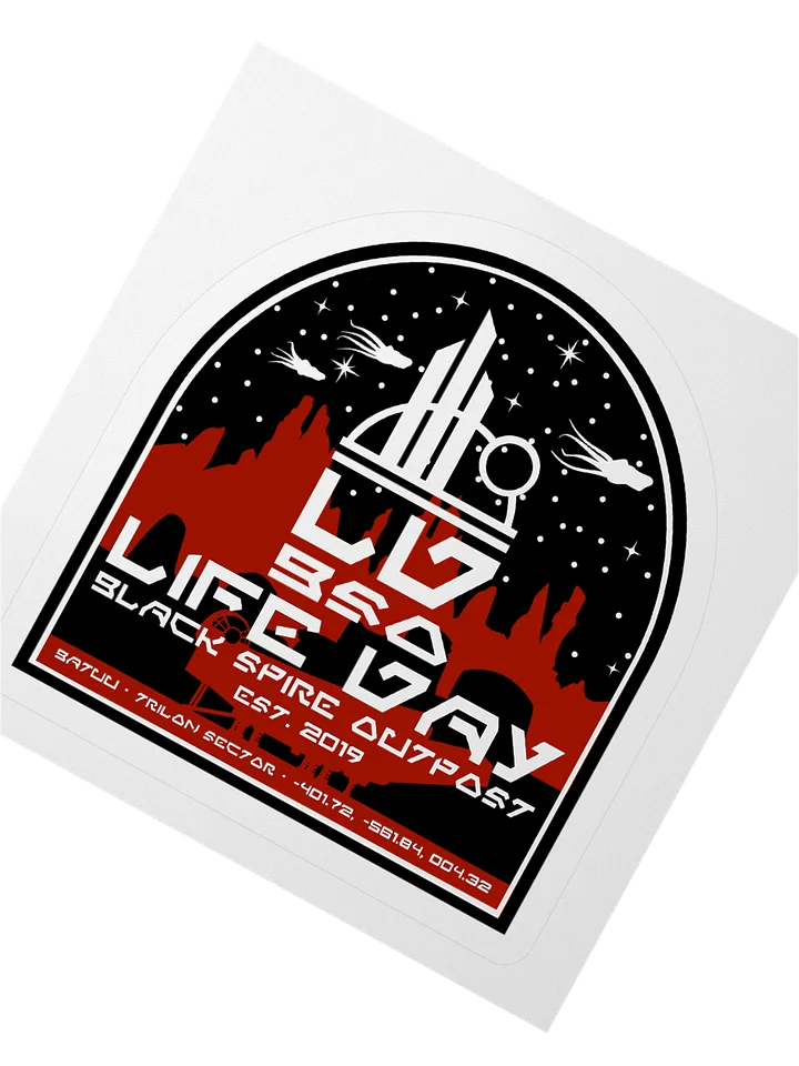 Life Day Black Spire Outpost Logo Sticker product image (2)