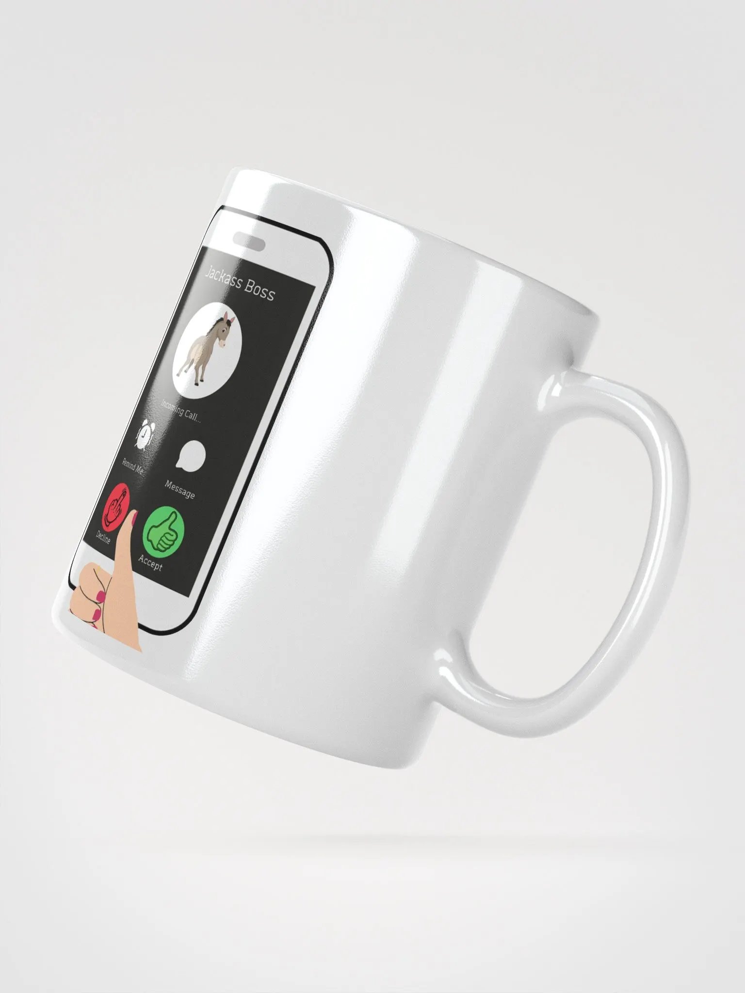 When The Boss Calls - White Mug product image (5)