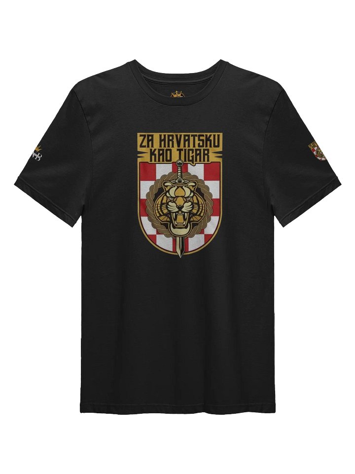 Za Hrvatsku Kao Tigar Patriotic Tee product image (1)