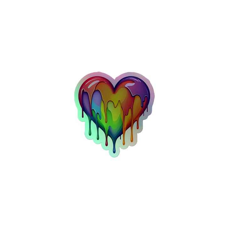 Holo Art Heart Sticker product image (1)