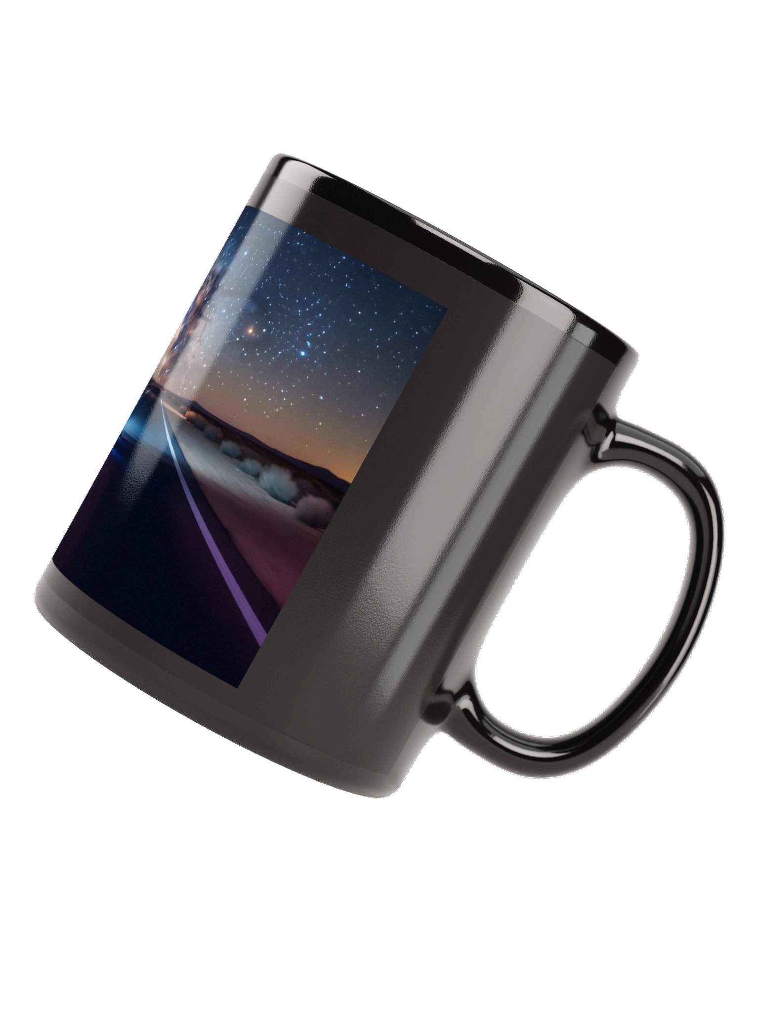 TS-69 under the Milky Way | Black Glossy Mug product image (6)