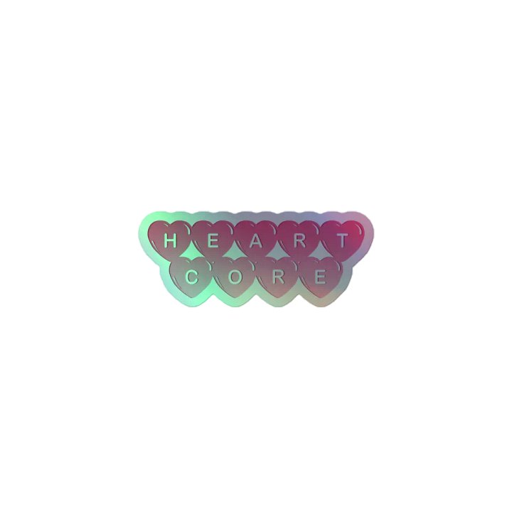 ♡ HEARTCORE ♡ - Holo Sticker product image (1)