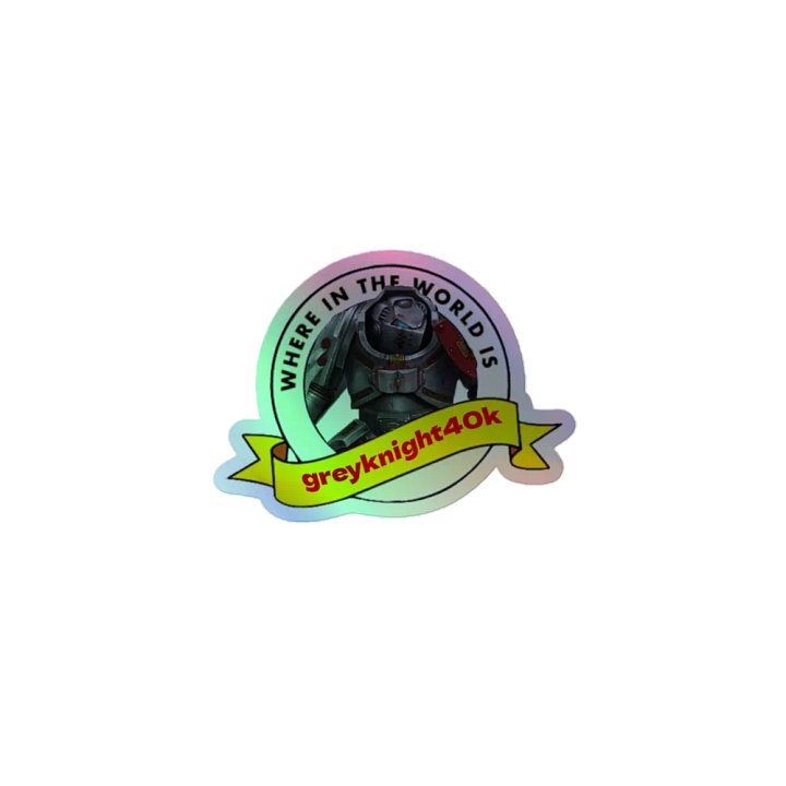 Holographic WITWIGK40K sticker product image (1)
