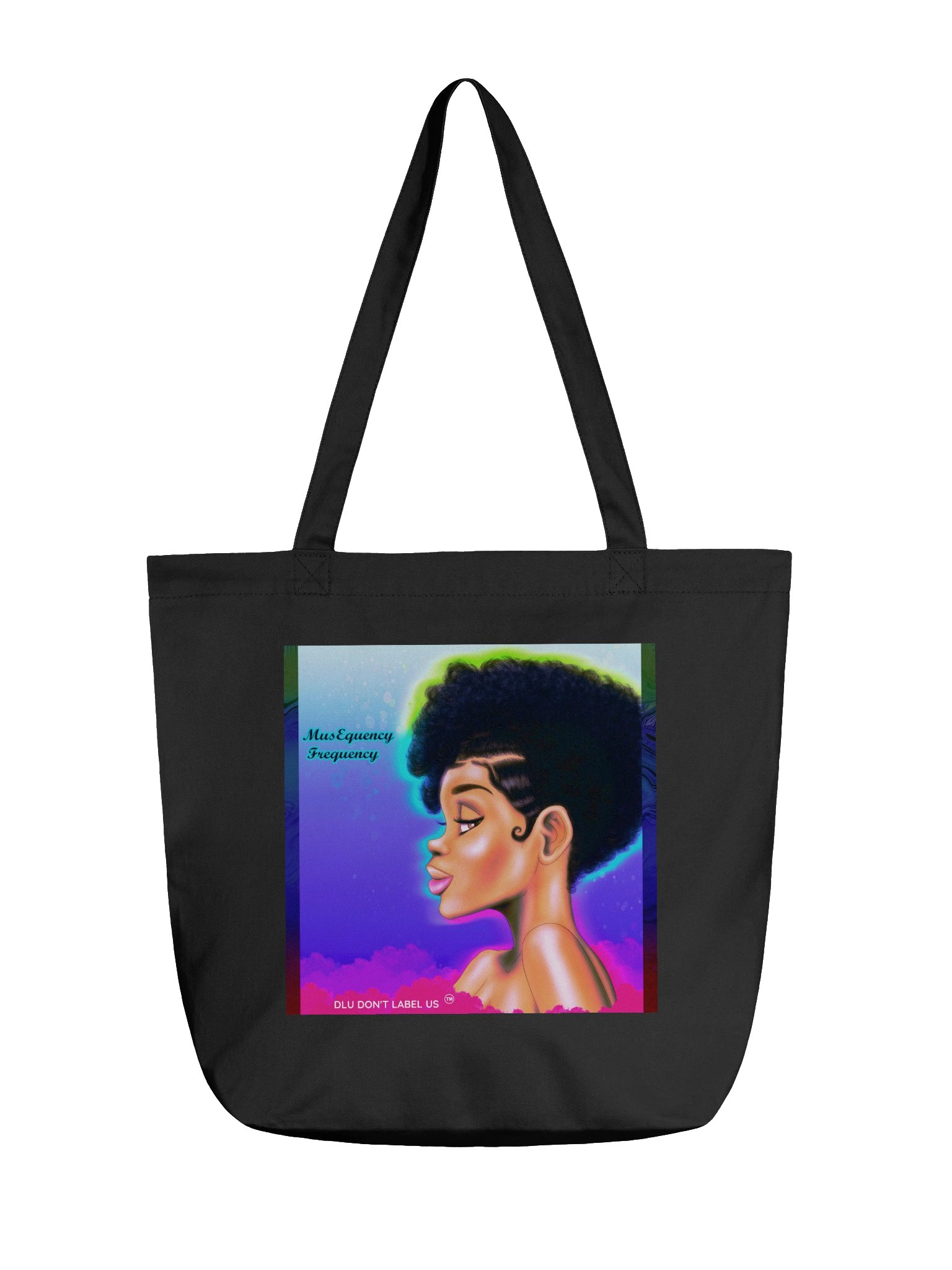 DLU DON’T LABEL US® Curly Swirls Statement Tote product image (1)