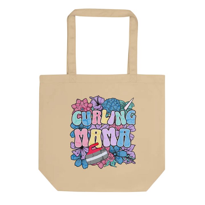 Curling Mama Floral Tote Bag product image (1)