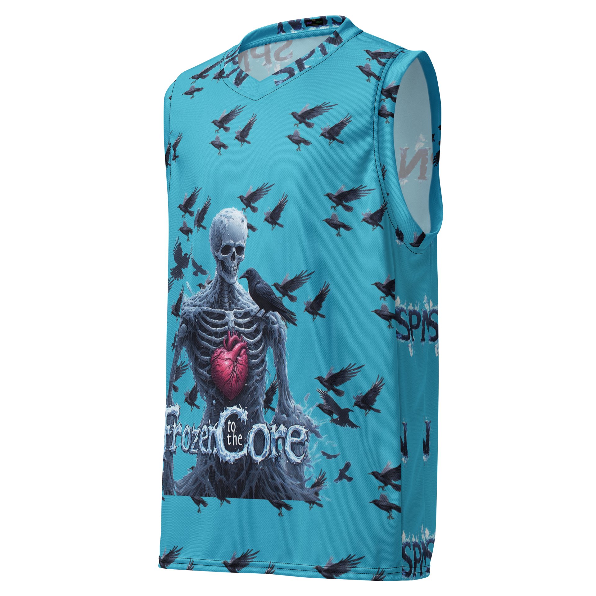 ice cold All-Over Print Basketball Jersey product image (1)