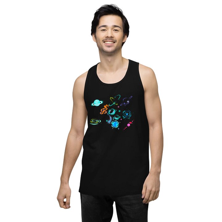Space tank top product image (2)