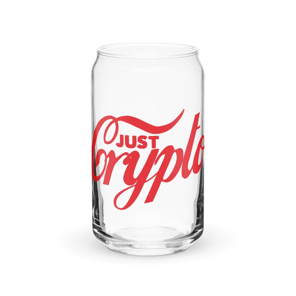 Just Crypto Can-Shaped Glass product image (2)