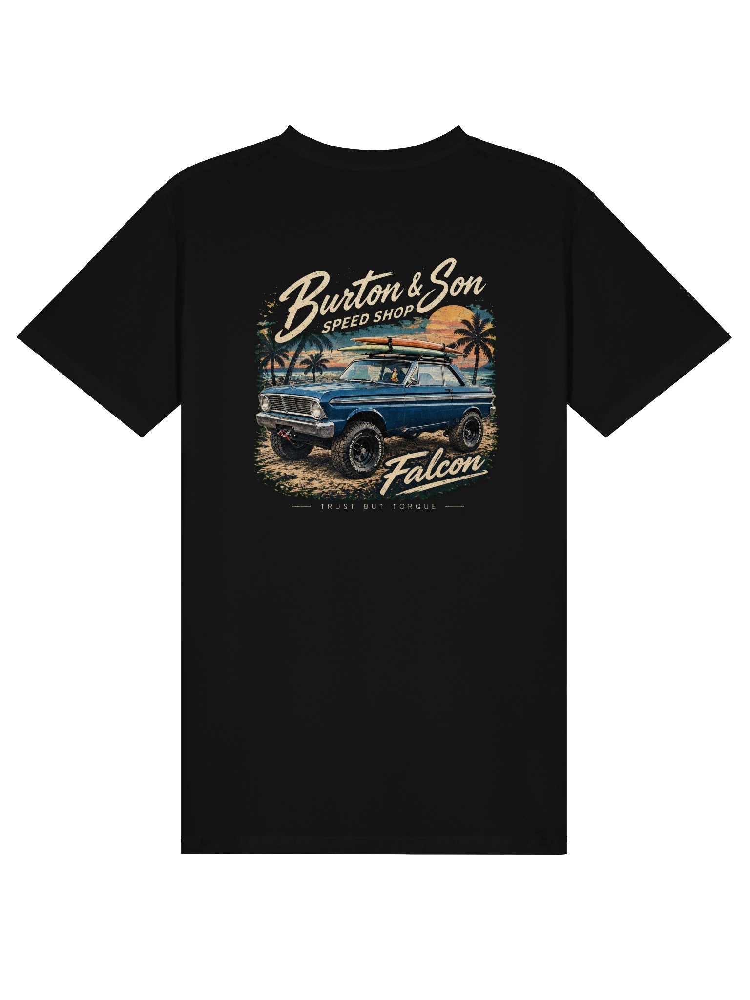 Grandpa's Frankenstein Falcon Premium Tee product image (2)