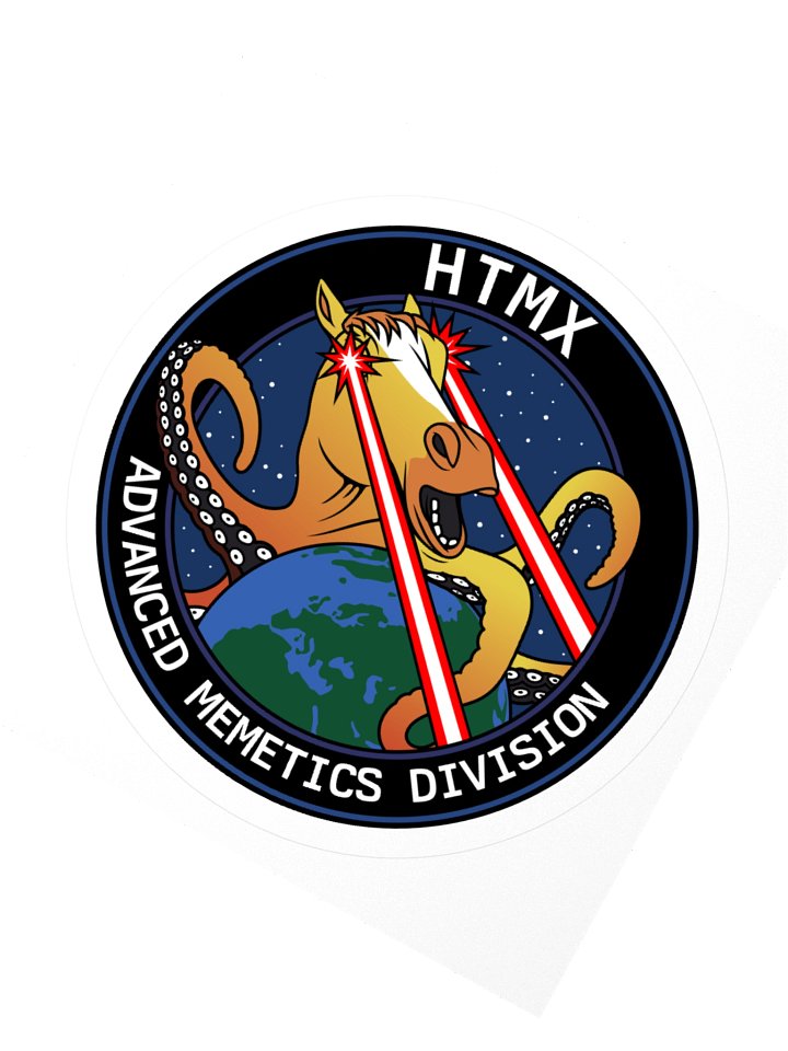 htmx advanced memetics division sticker product image (2)