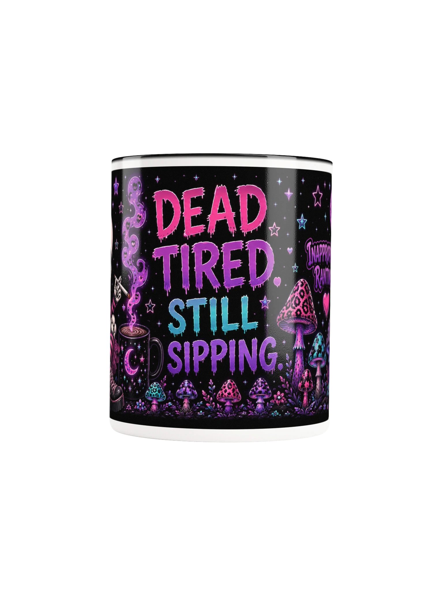 Dead Tired Still Sipping Ceramic Mug product image (37)