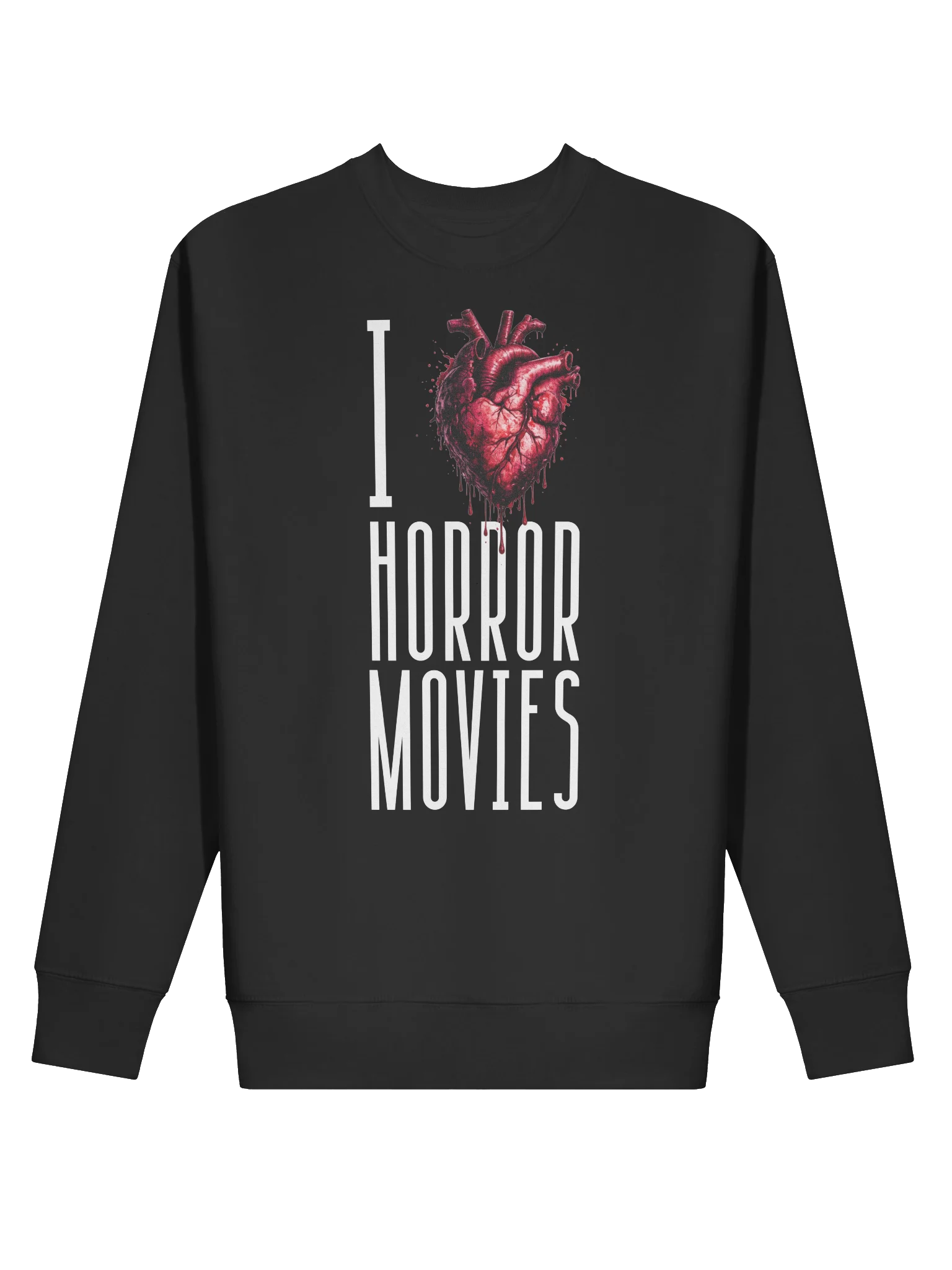 I Love Horror Movies (Heart) - Sweatshirt product image (2)