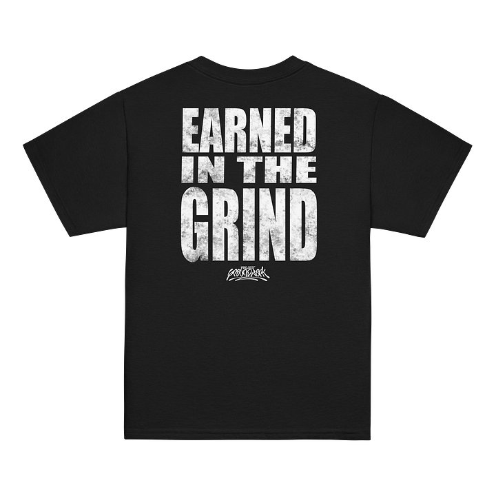 Earned In The Grind Youth Classic (Front/Back) Black Tee product image (1)