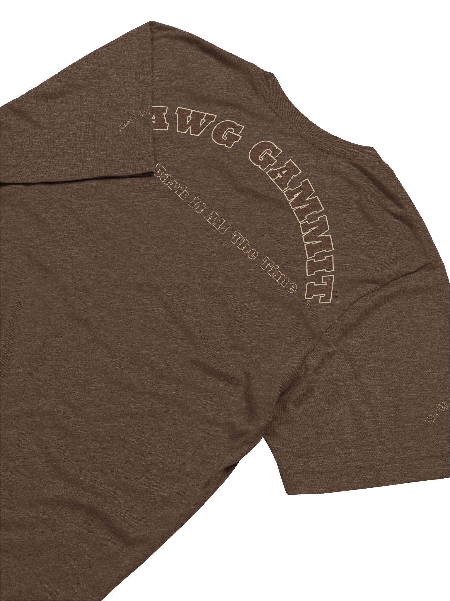 DAWG GAMMIT™ WANTED Bulldawg Triblend T-Shirt product image (4)