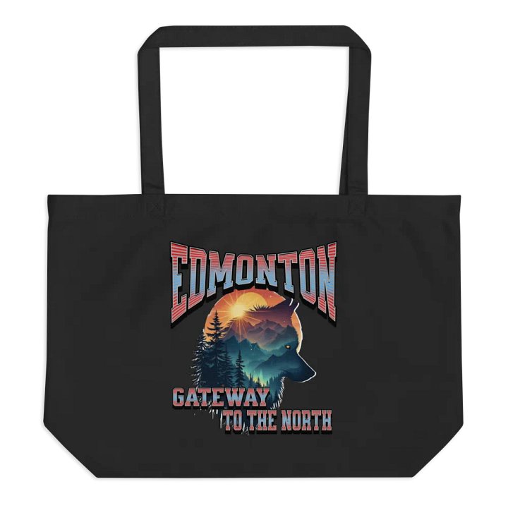 Edmonton Gateway To The North Wolf Organic Tote product image (1)