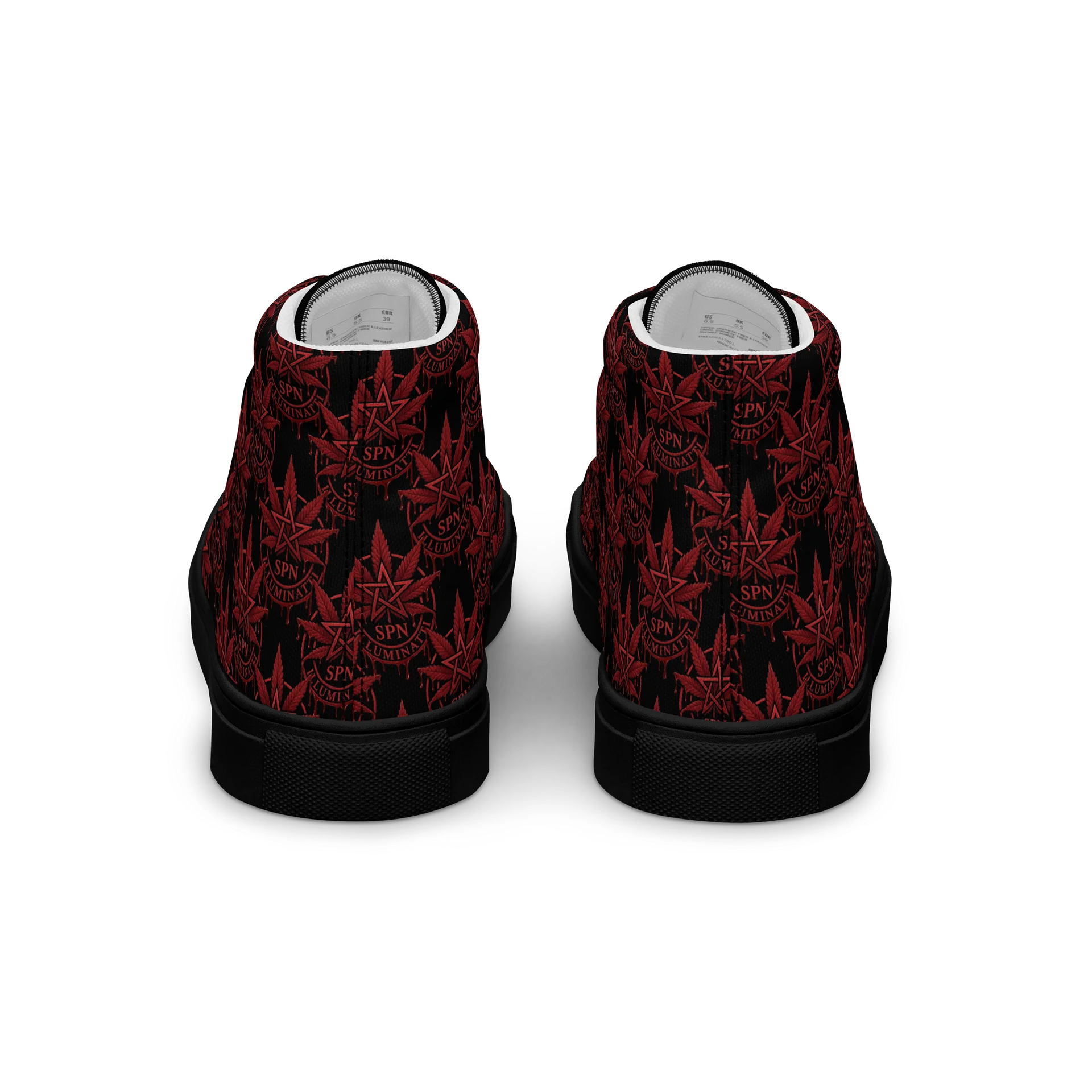 SPN Red & Black High Top Canvas Shoes product image (4)