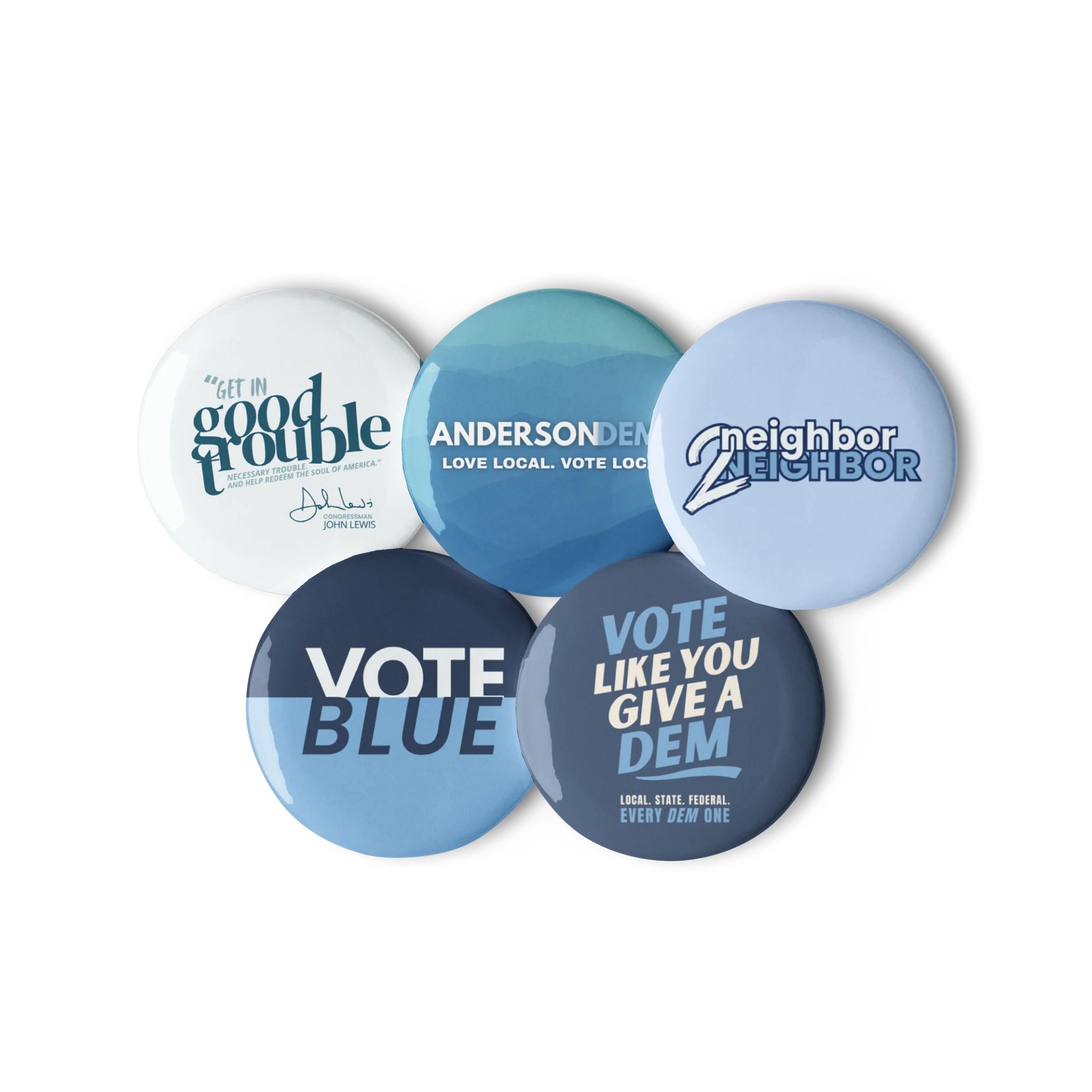 The Anderson County Button Set (Set of 5) product image (2)