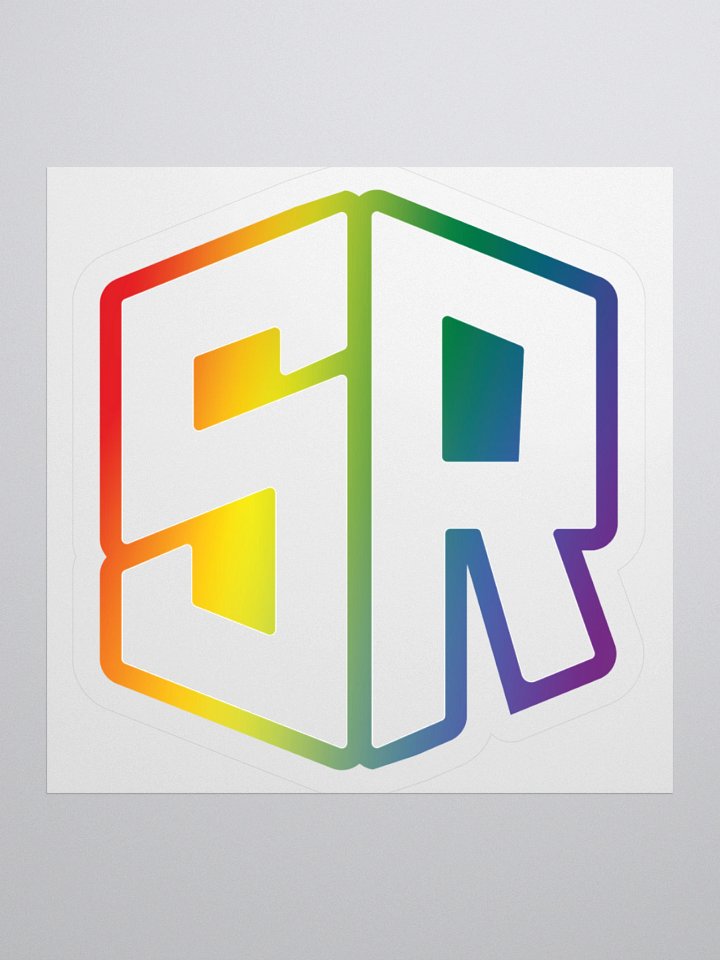 Rainbow Logo Sticker product image (1)