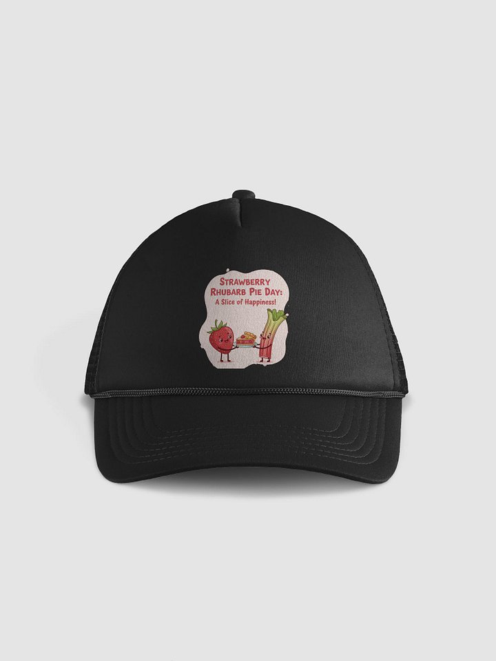 Strawberry Rhubarb Pie Day Foam Trucker Hat product image (2)