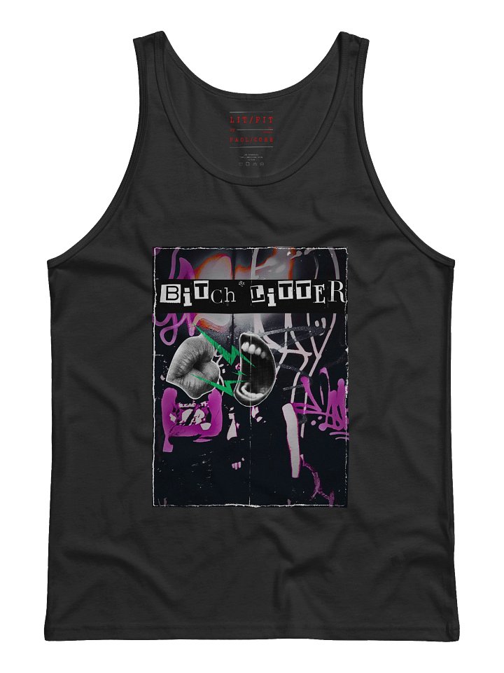 b*tchl*tter tank [pnk/grn] product image (1)