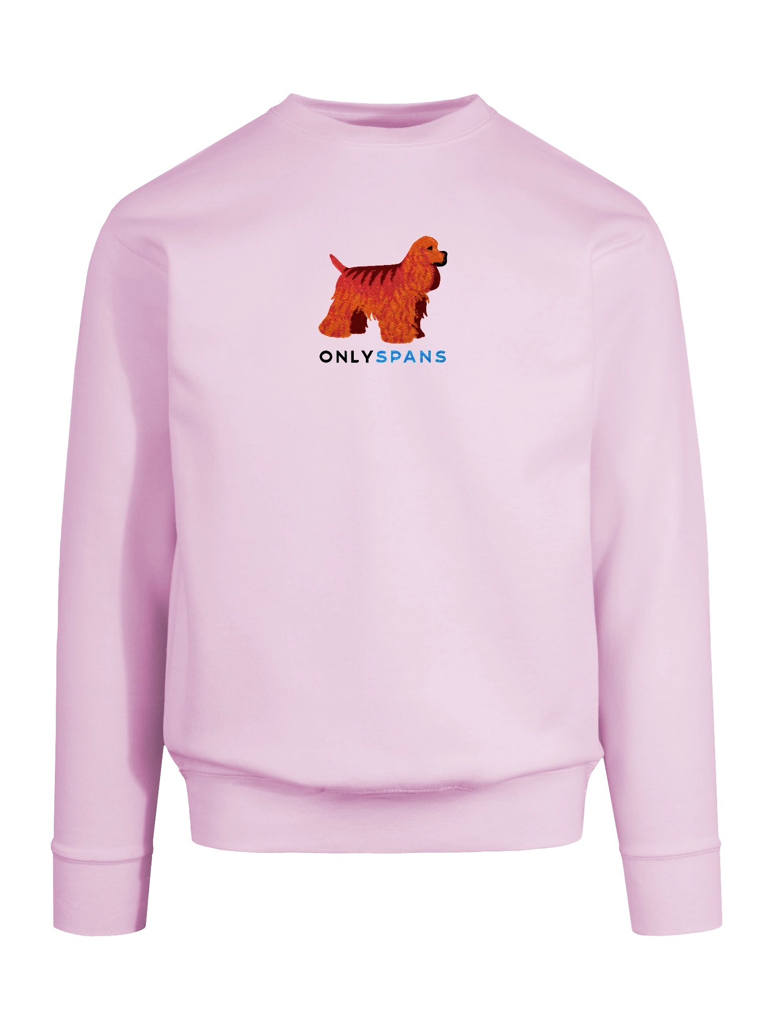 Only Spans Sweatshirt (Embroidered) of an American Cocker Spaniel(Red) product image (65)
