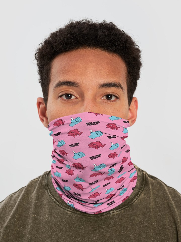 BTFC Pink Pattern Neck Gaiter product image (1)