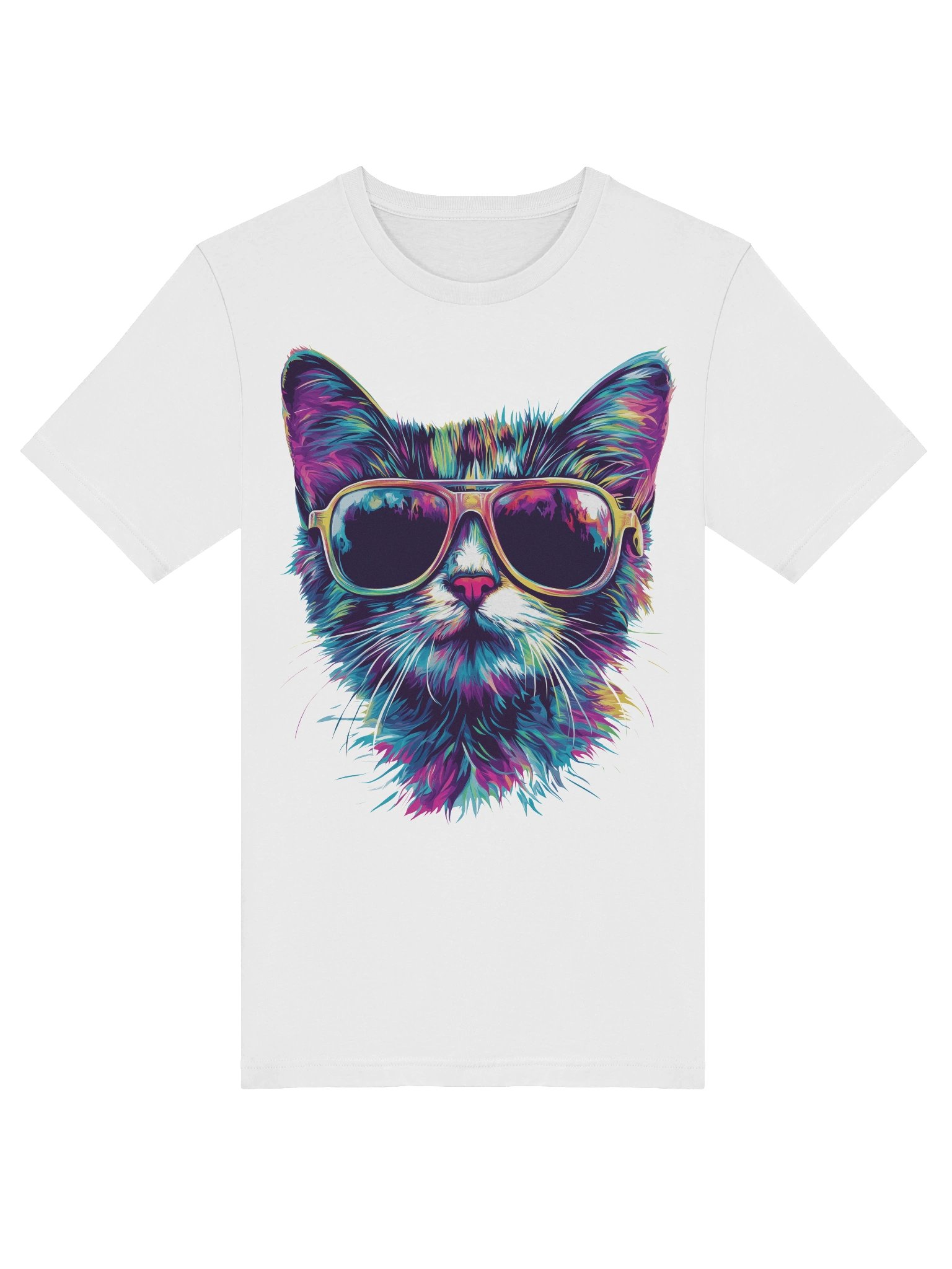 Psychedelic Cat T-Shirt product image (44)
