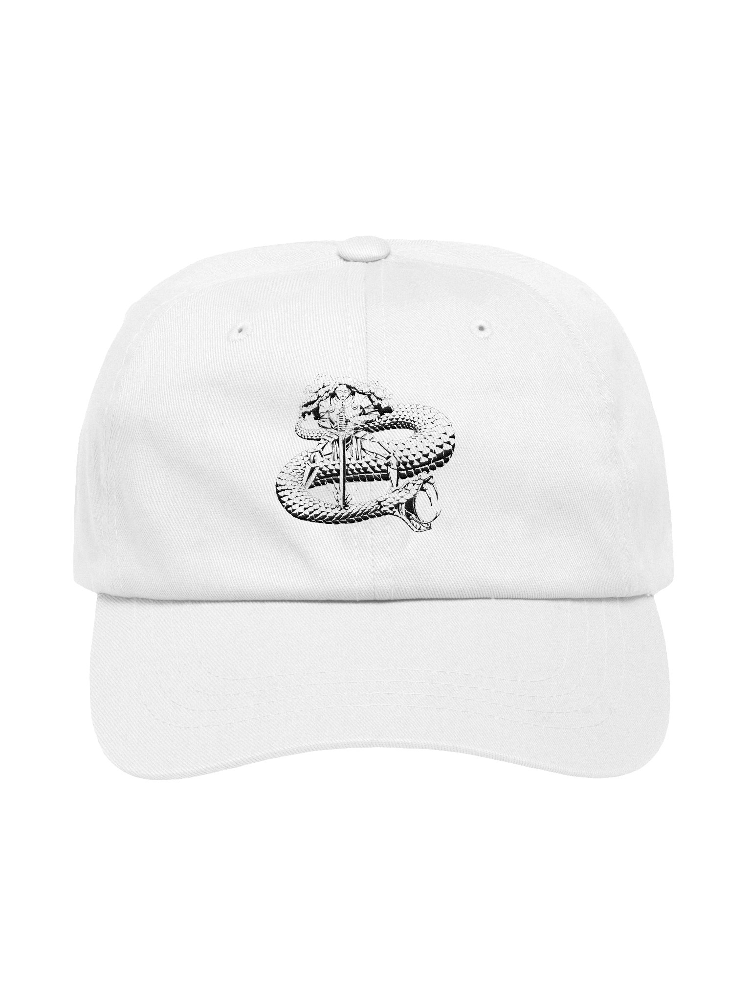 Warrior and Serpent embroidered hat product image (1)