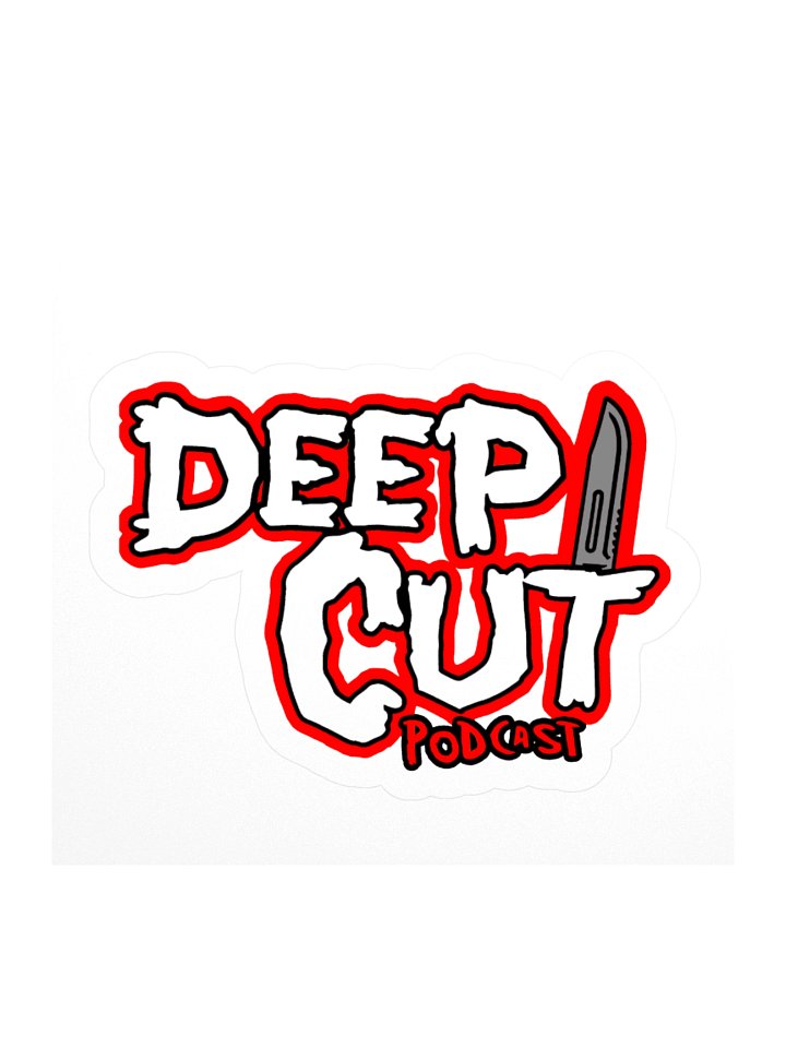 Red & White Logo Sticker product image (2)