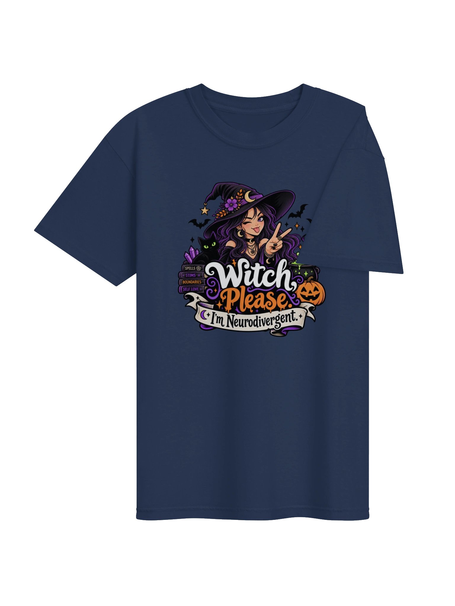 Witch Please, I’m Neurodivergent | Funny Halloween T-Shirt product image (76)