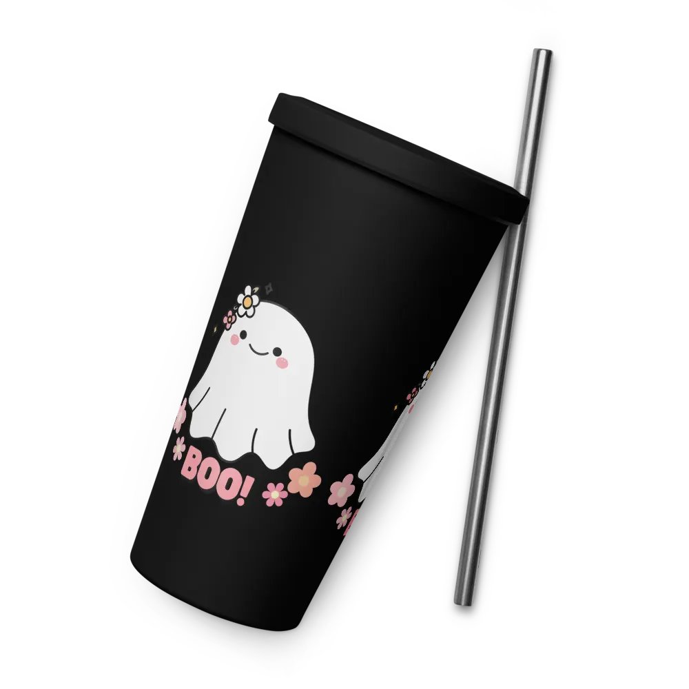 Flower Boo Ghost Insulated Tumbler product image (4)