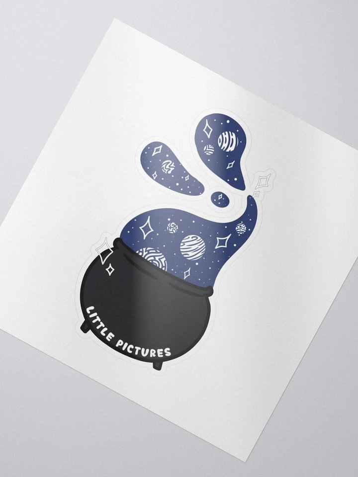 Big Spooky Space Brew Kiss-Cut Sticker product image (2)