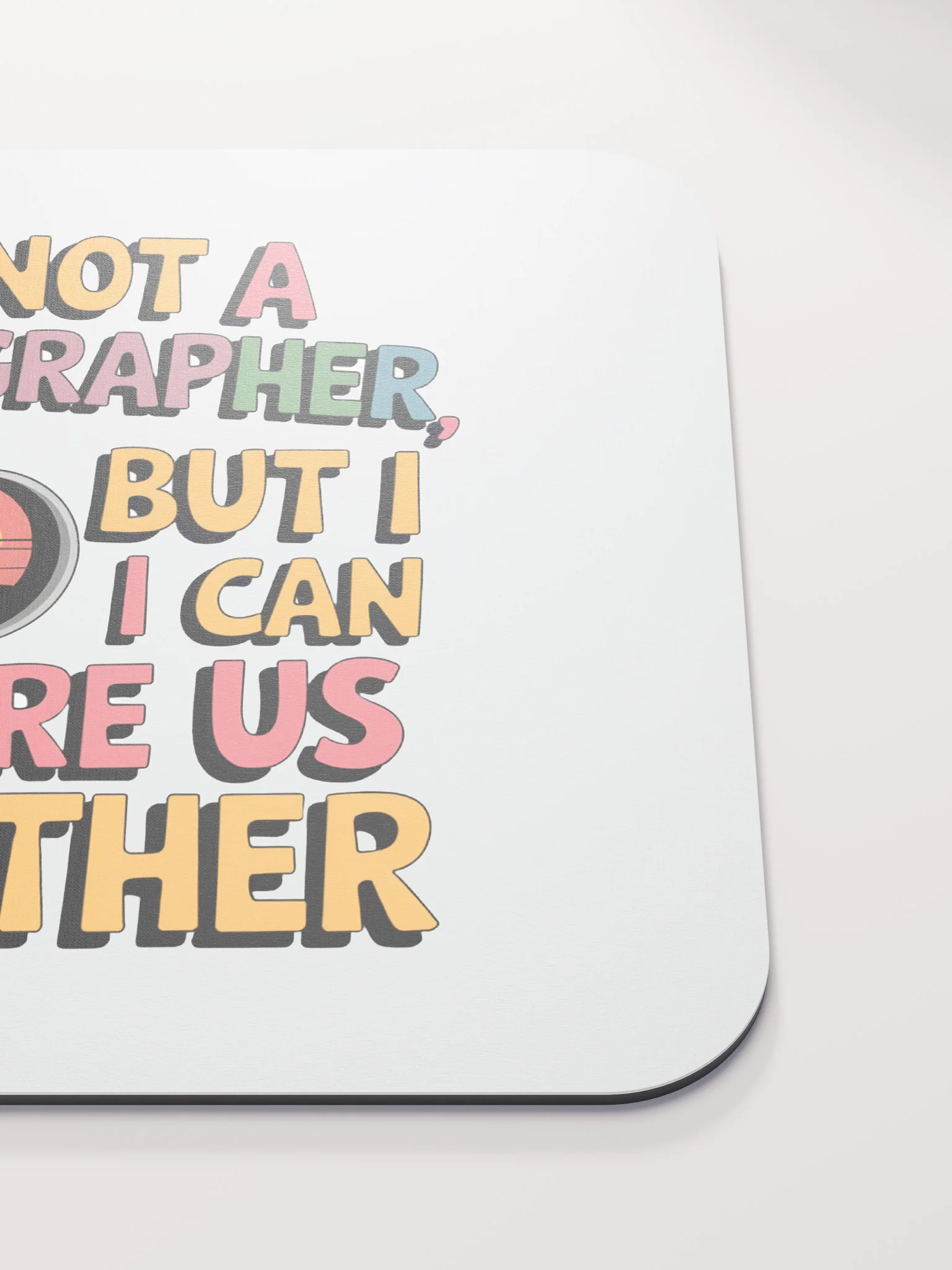 Photographer Valentine's Day Mouse Pad | I Can Picture Us Together | Funny Camera Pun Desk Accessory product image (5)