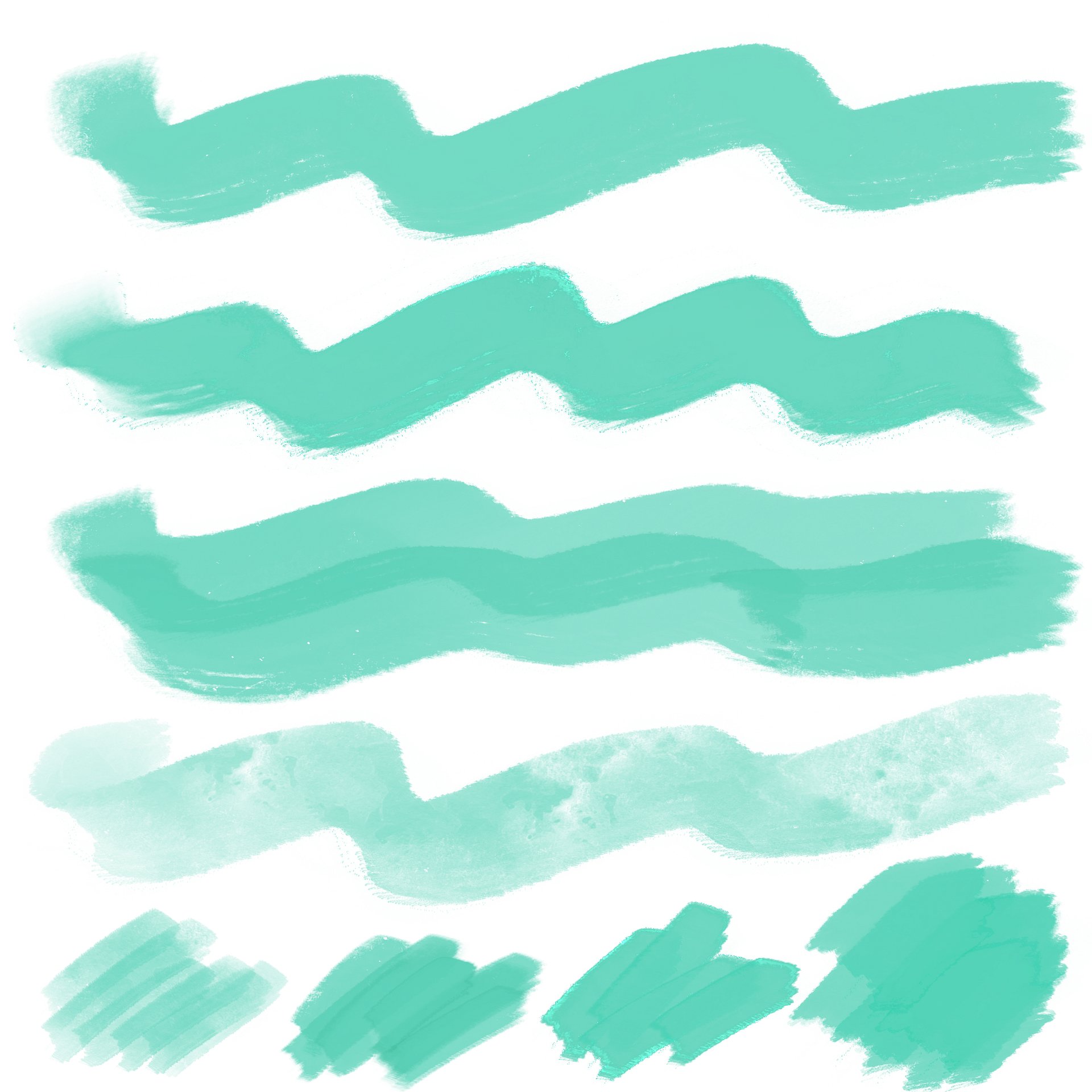 94pk Experimental Paint Brushes for Procreate product image (4)