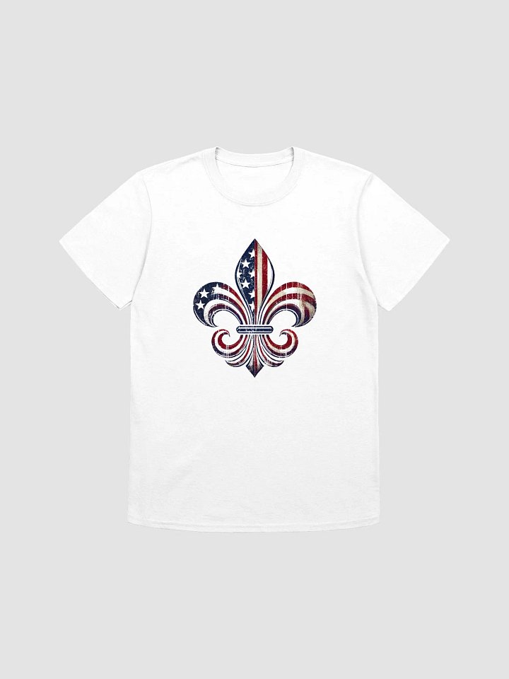 Patriotic Fleur-de-Lis Unisex Tee product image (1)