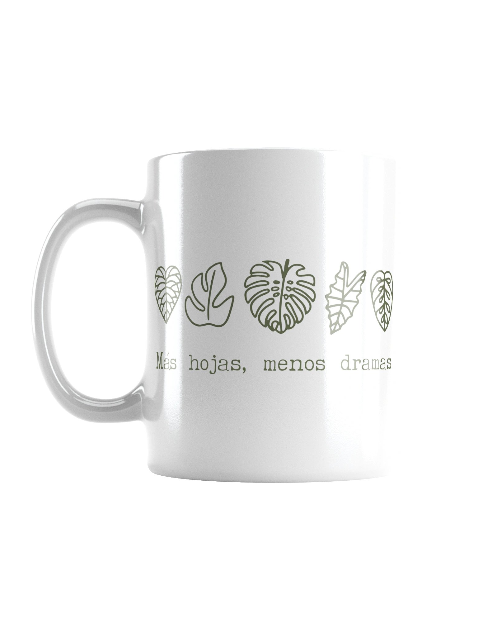 Taza Más Hojas Menos Dramas | Taza para Amantes de las Plantas | Regalo Original para Plant Lovers product image (1)